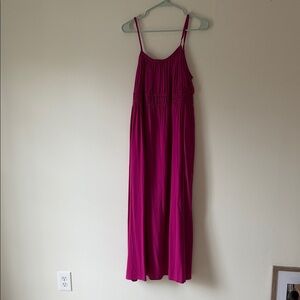 Time and Tru Fuchsia Maxi Dress